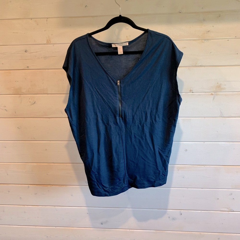 Forever 21 | Oversized Navy Top